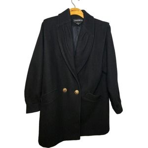 Vintage DonnyBrook Black Women's coat Size 8 Union Made